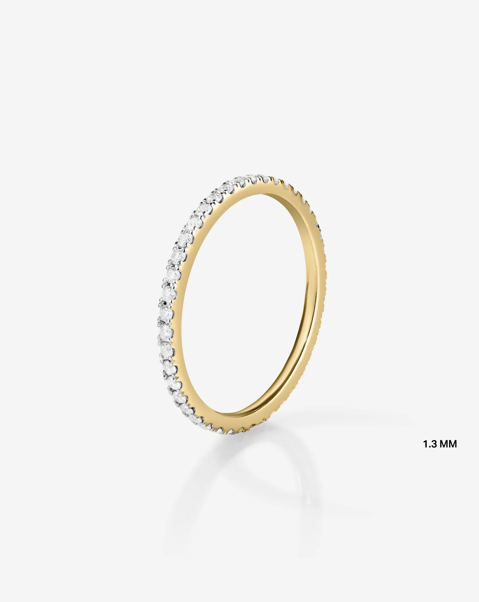 1.3 mm Perfect Pavé Diamond Ring - Image 7