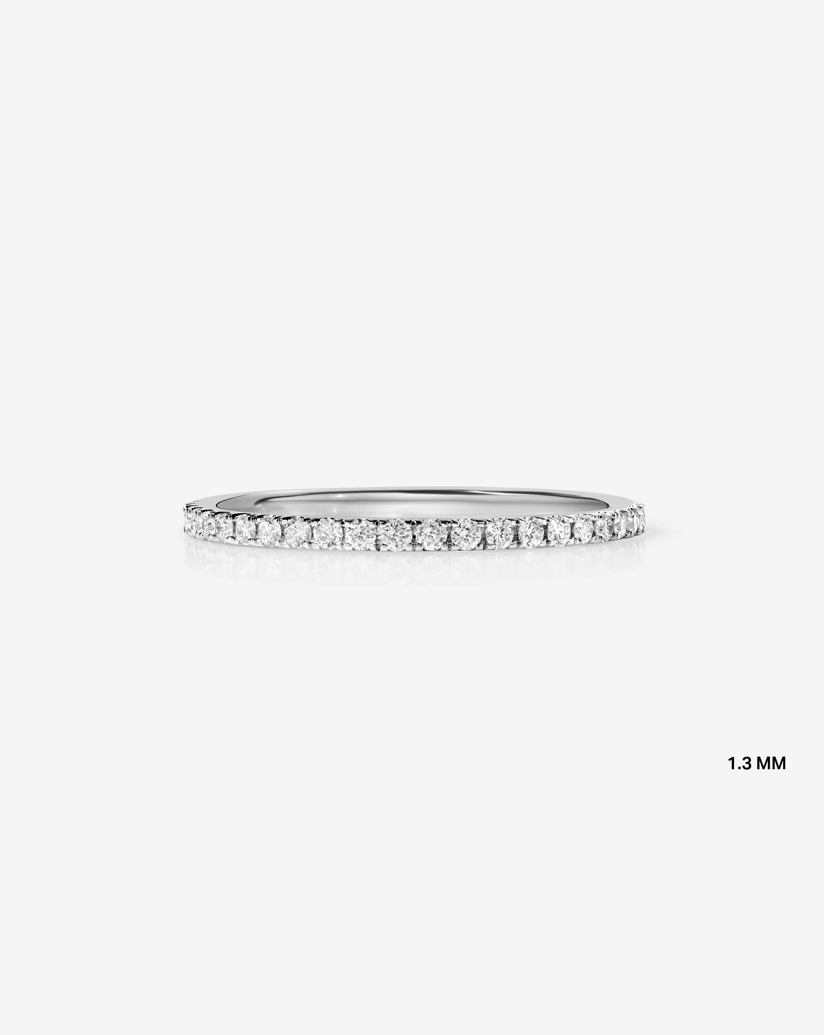 1.3 mm Perfect Pavé Diamond Ring - Image 8