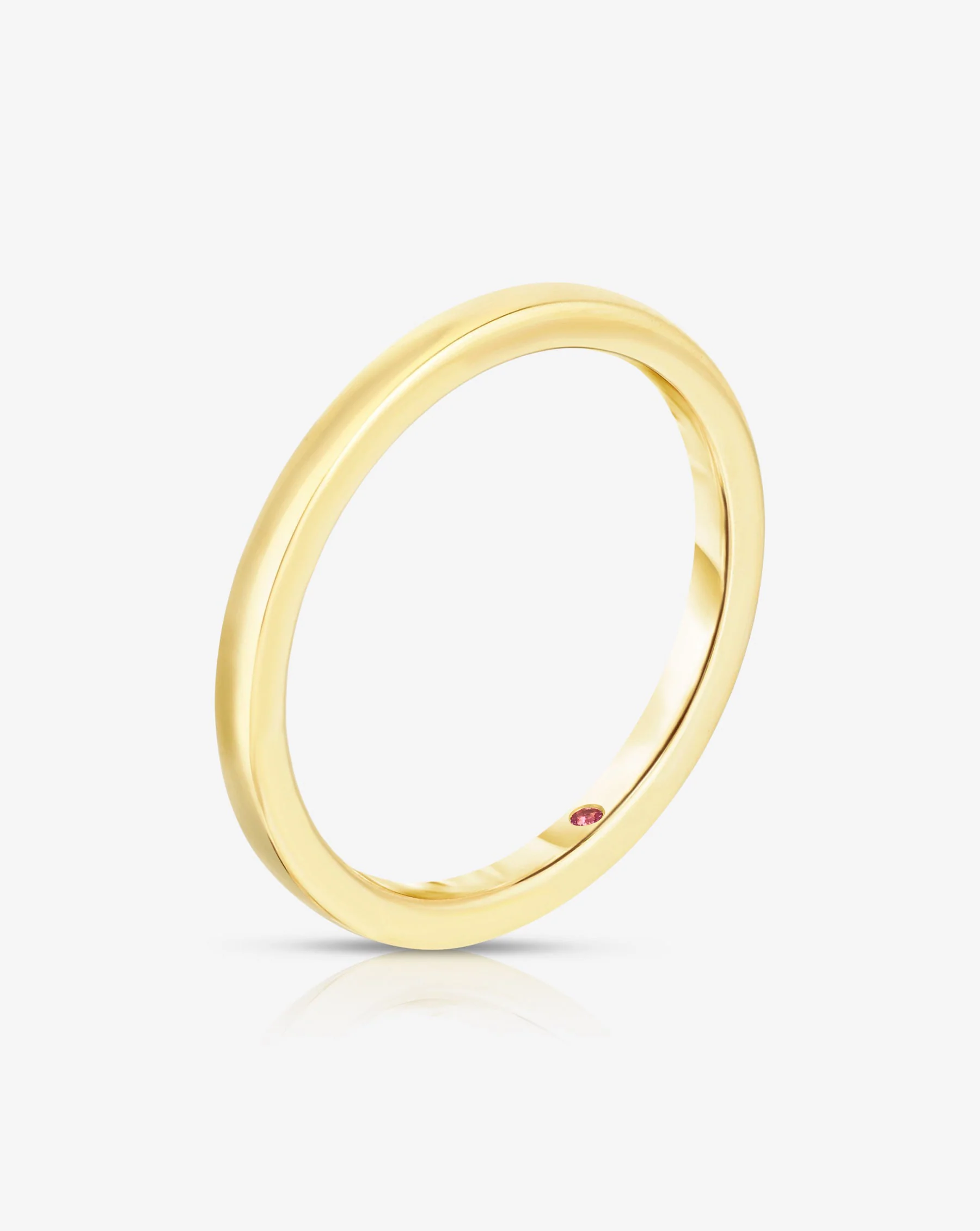 Whisper Thin Band with Birthstone - Image 6