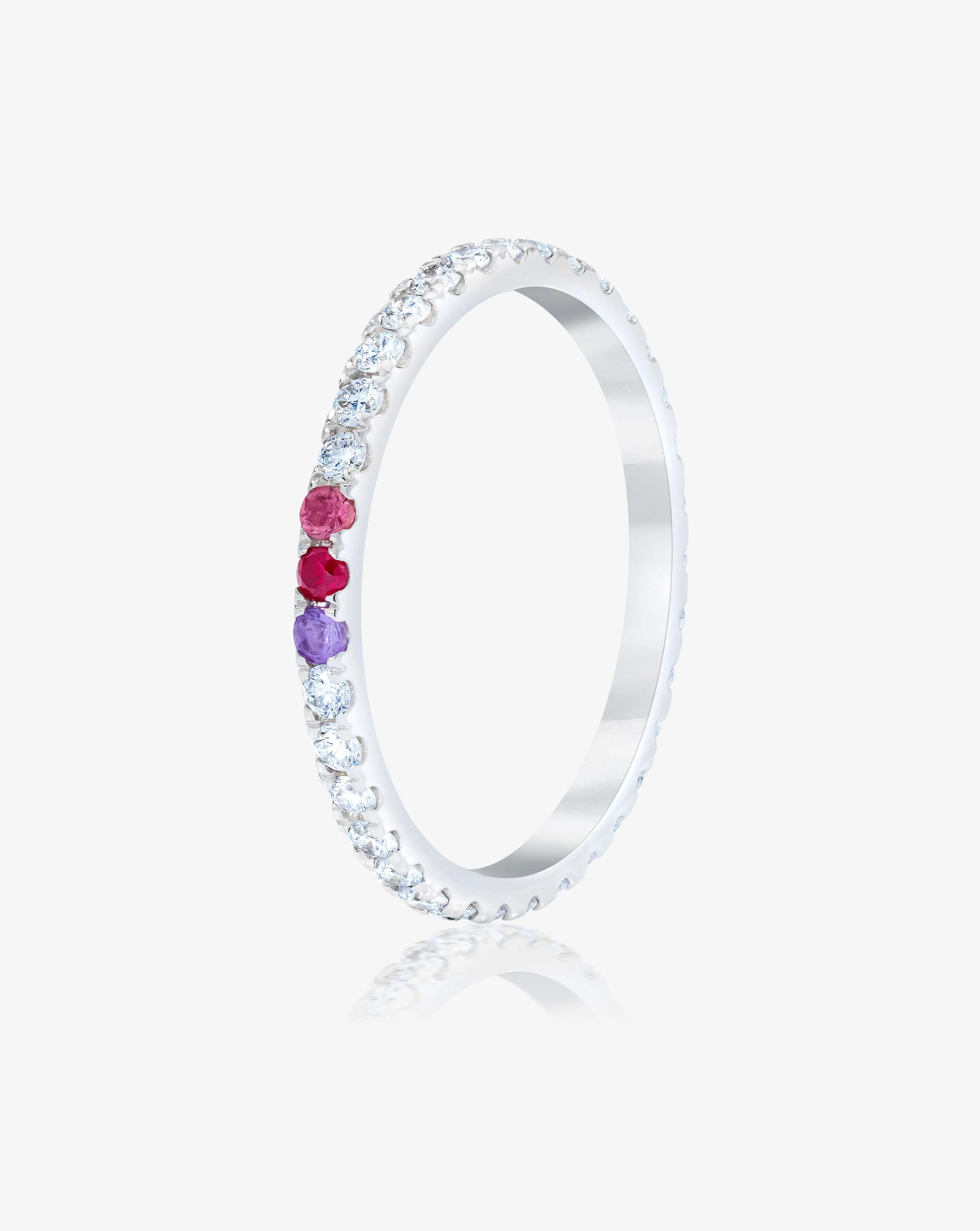 Personalized Perfect Pavé Diamond Ring | Platinum - Image 7
