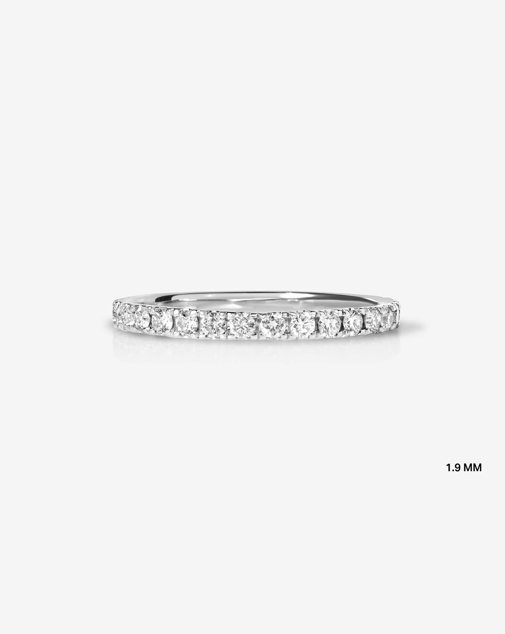 1.9 mm Perfect Pavé Diamond Ring - Image 8