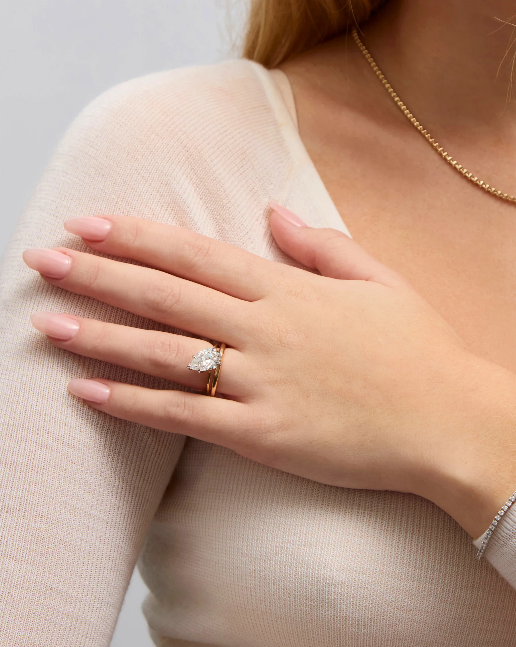 2 mm Classic Gold Band with Birthstone - Image 8