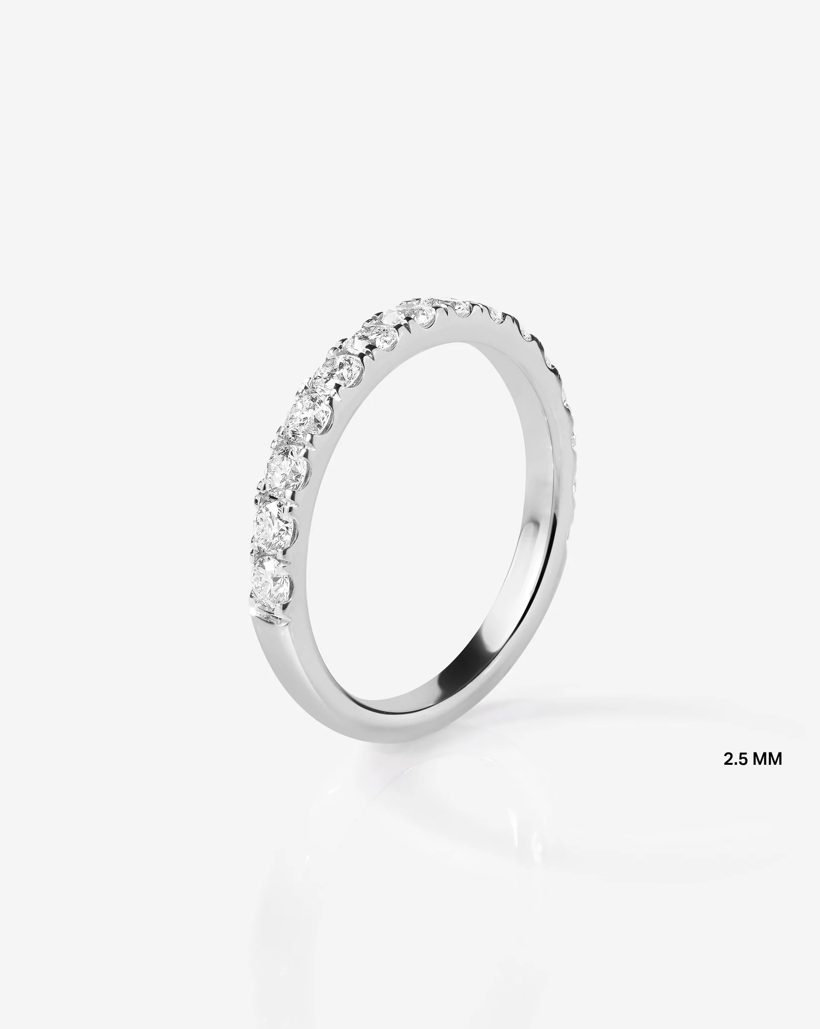 2.5 mm Classic Diamond Ring - Image 12