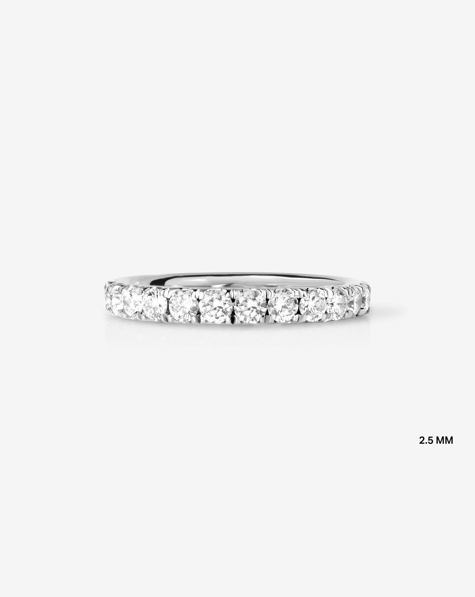 2.5 mm Classic Diamond Ring - Image 10