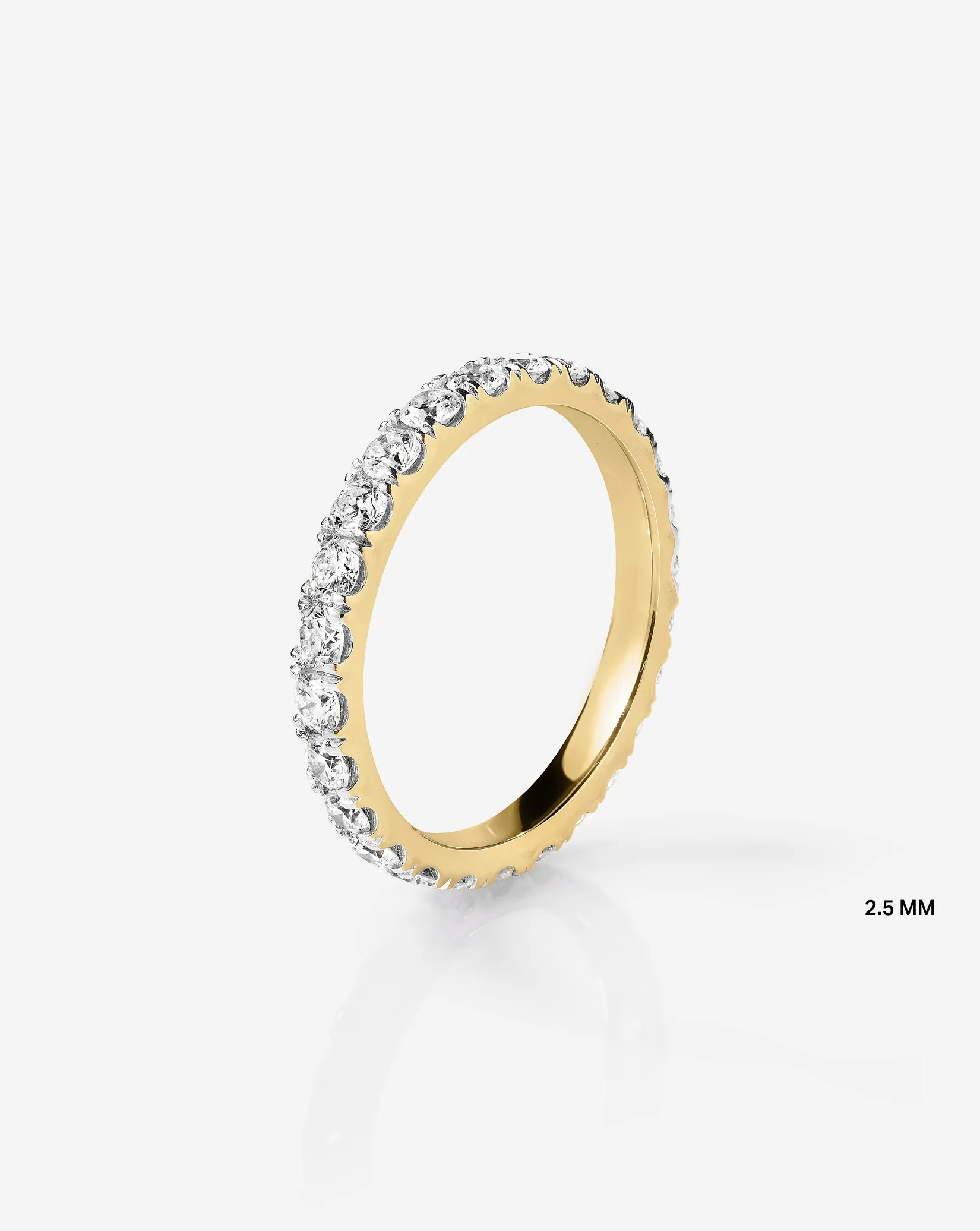 2.5 mm Classic Diamond Ring - Image 8
