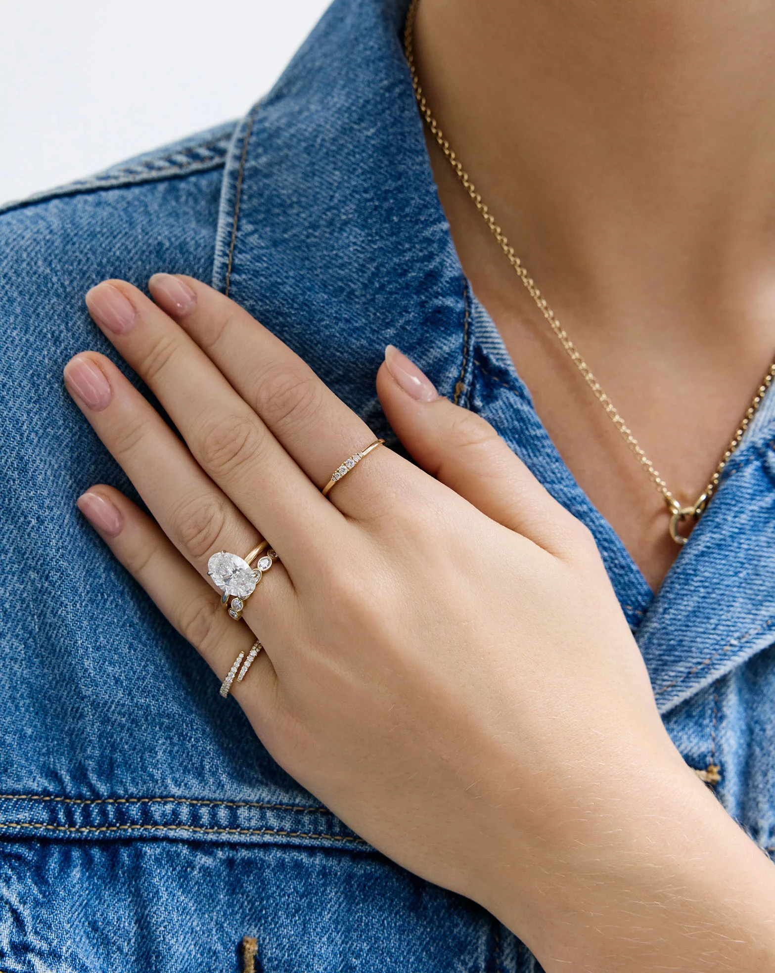 Diamond Cluster Ring - Image 4