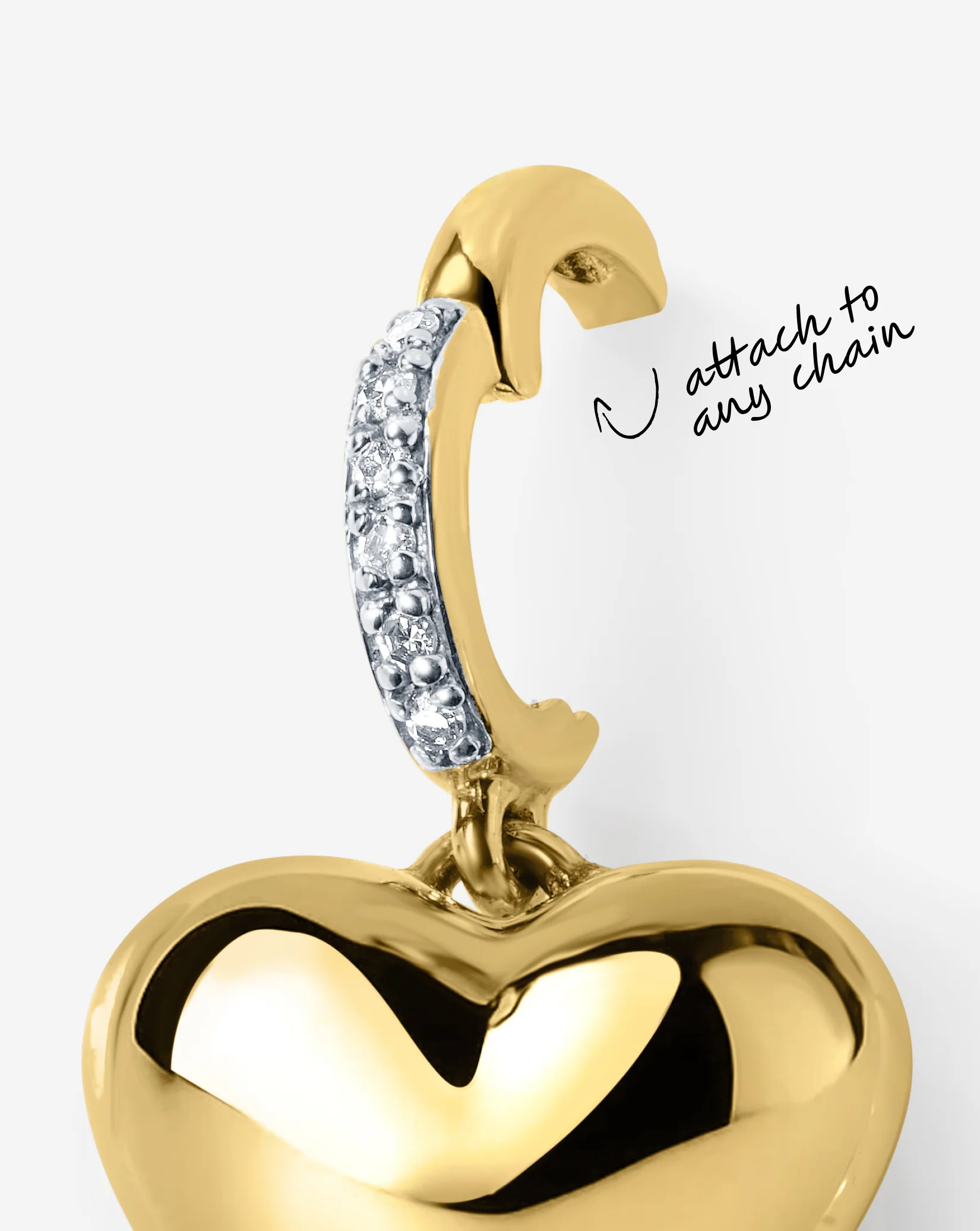 Engravable Heart Charm - Image 10