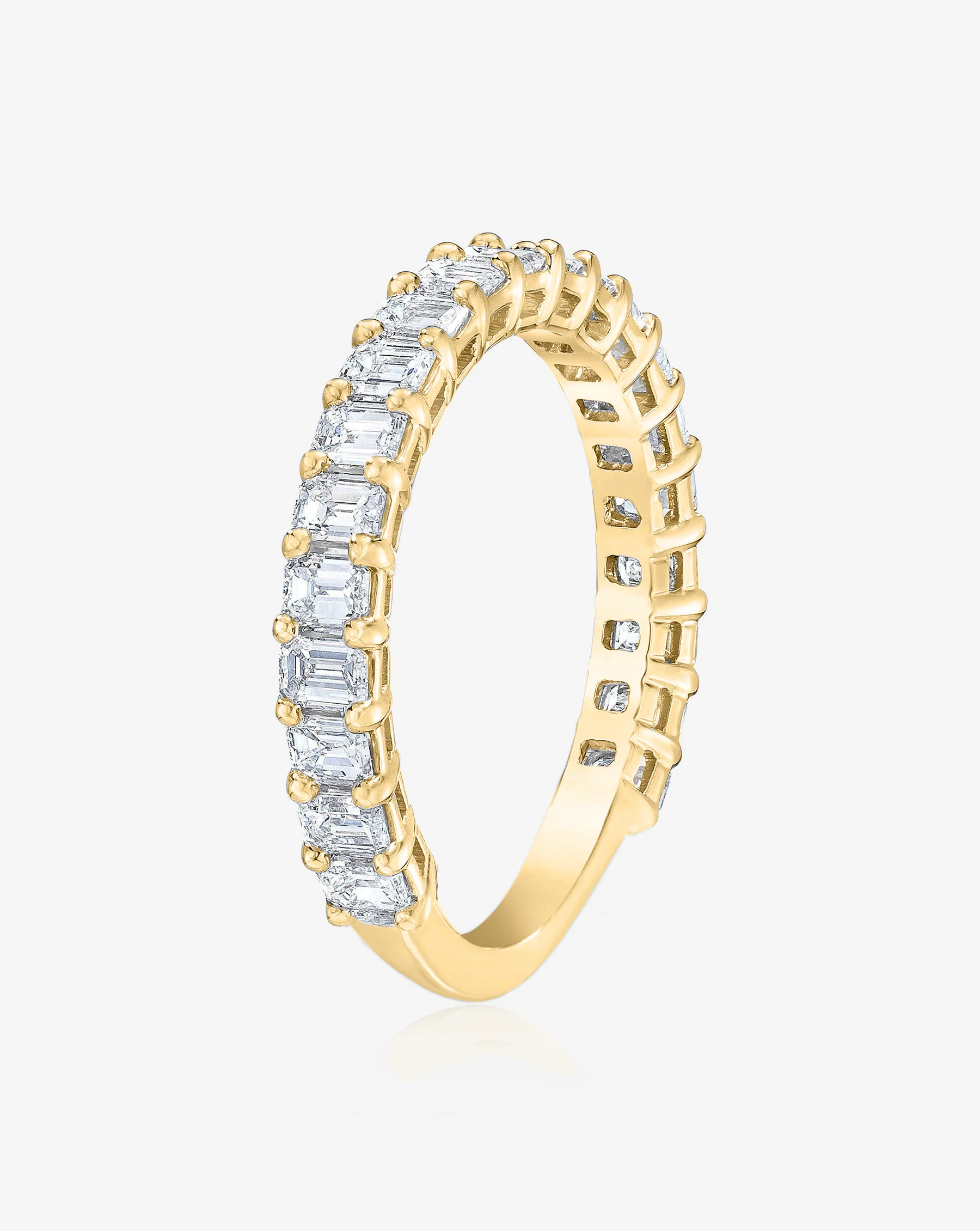 Emerald 3/4 Diamond Band - Image 16