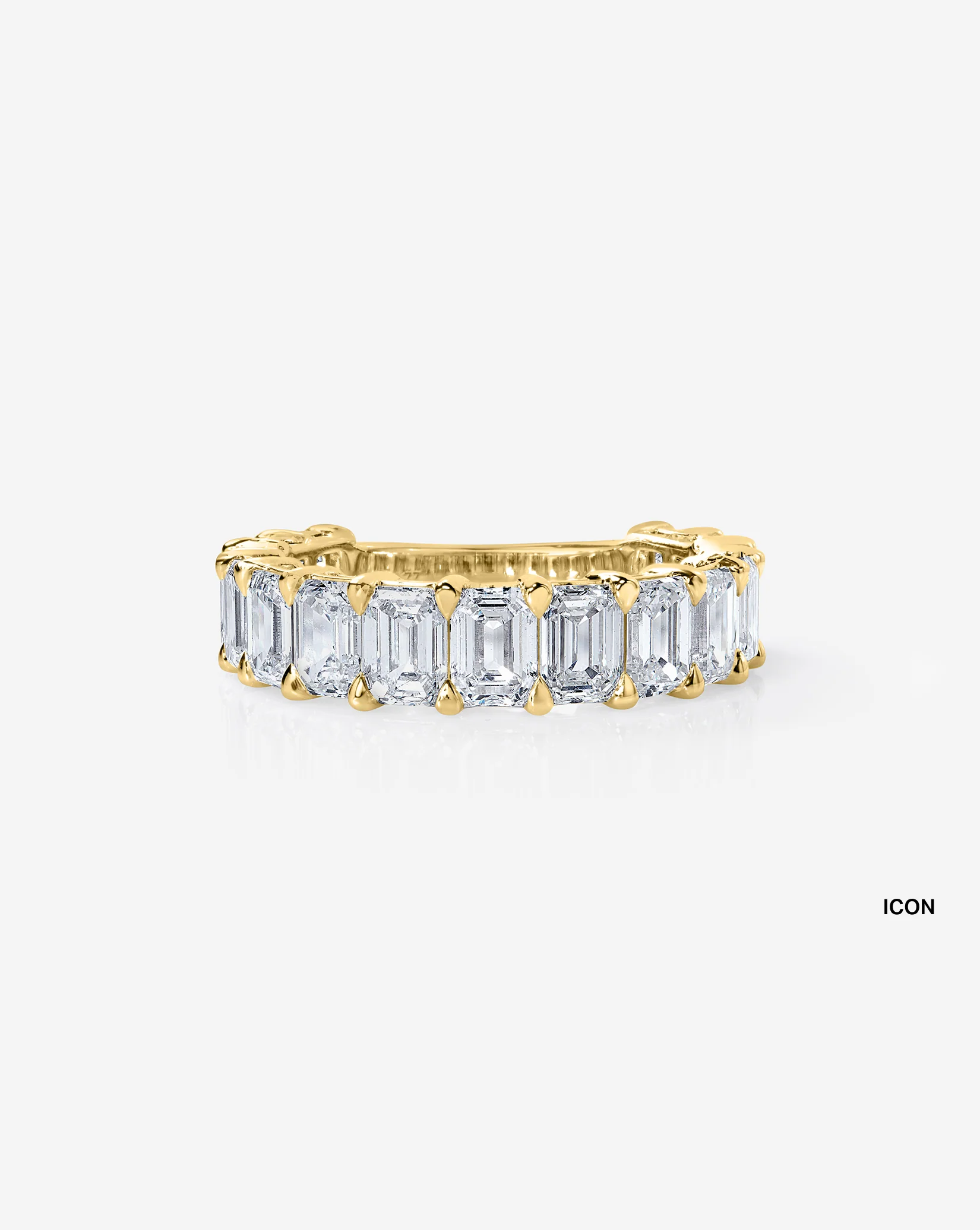 Emerald 3/4 Diamond Band - Image 15