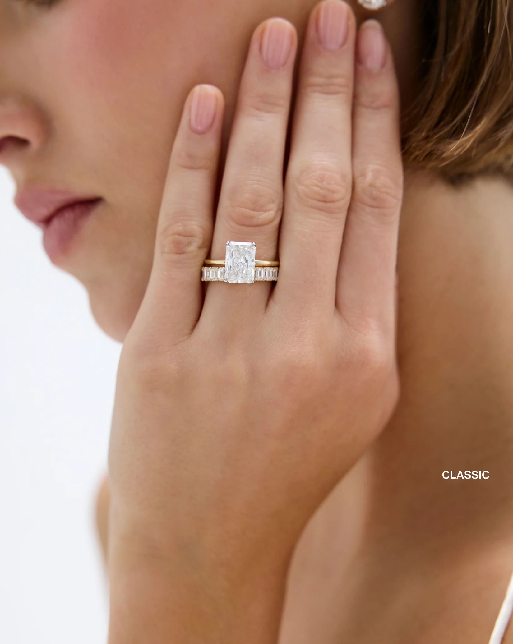 Emerald 3/4 Diamond Band - Image 7