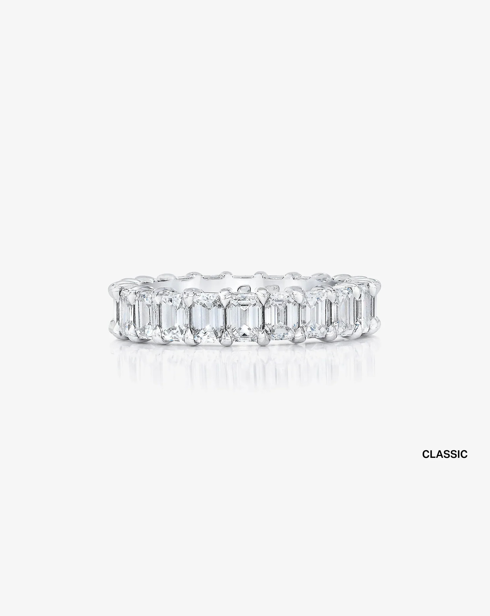 Emerald Lab Diamond Band - Image 11