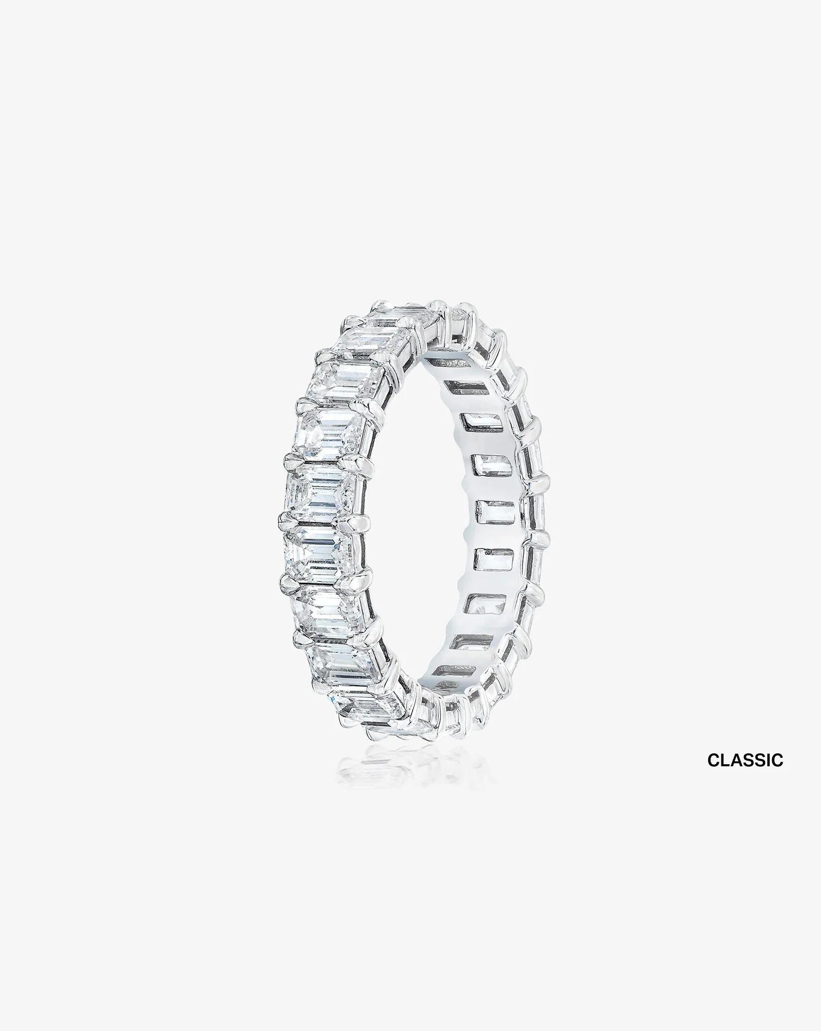 Emerald Lab Diamond Band - Image 12