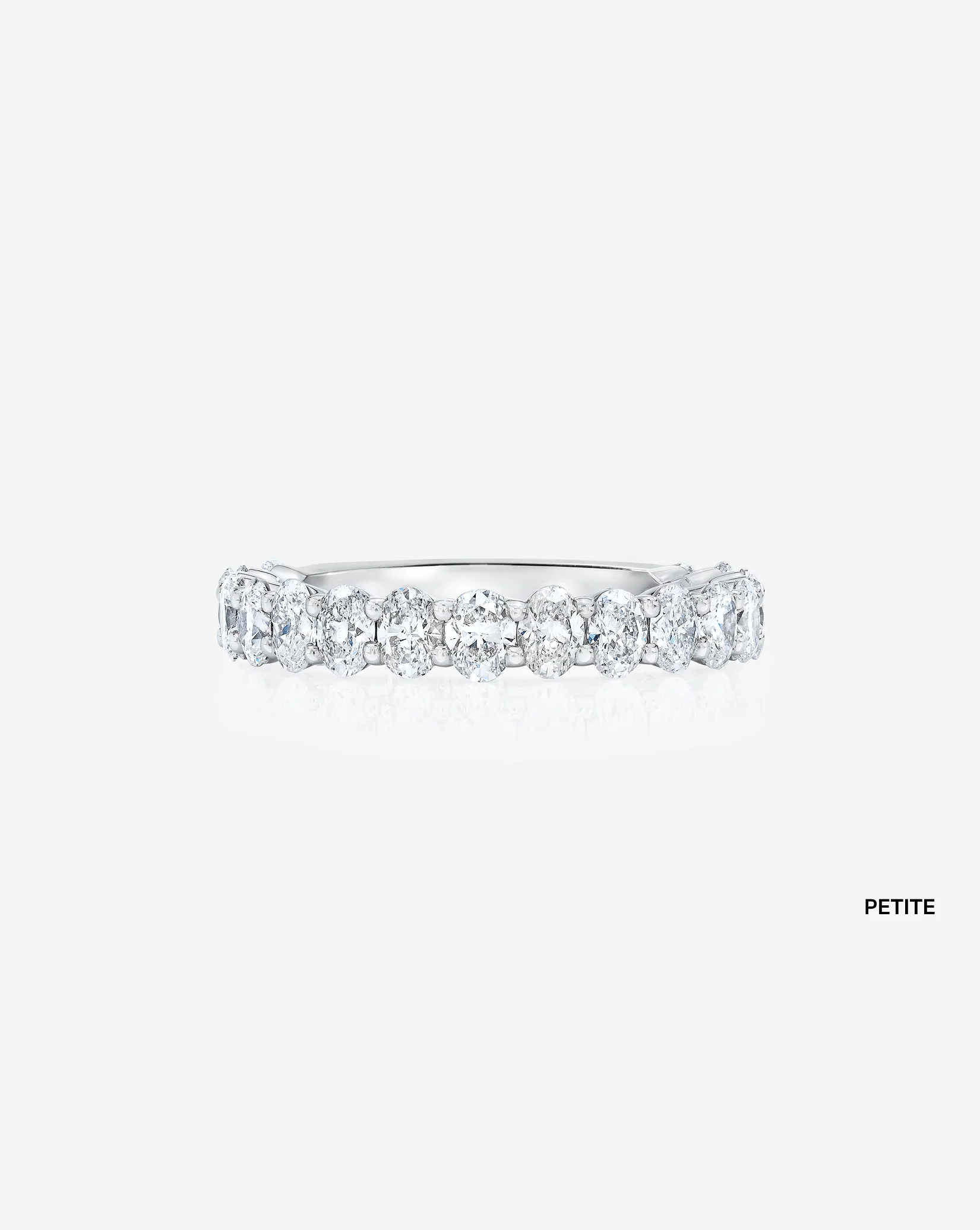 Oval 3/4 Lab Diamond Band - Image 10
