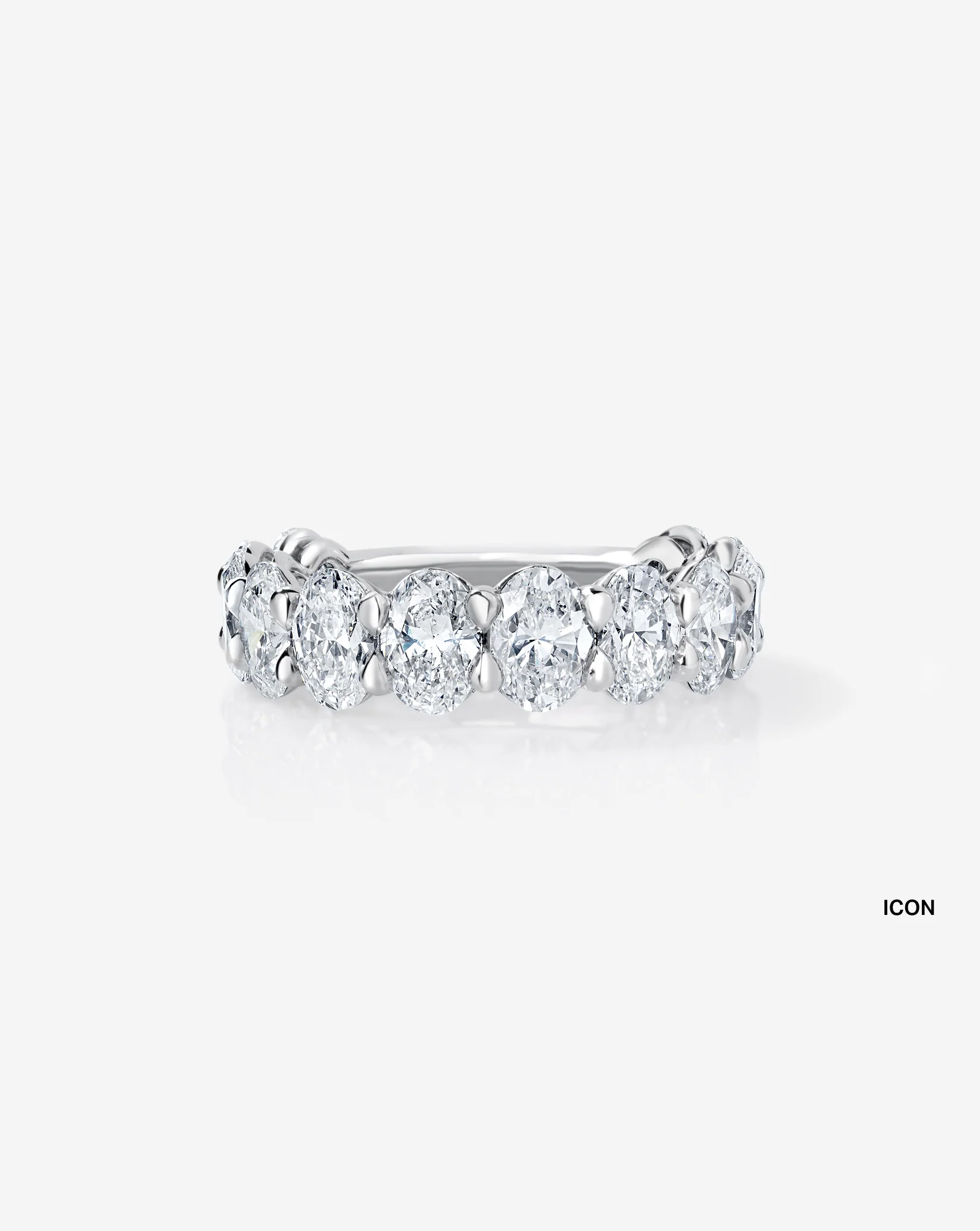 Oval 3/4 Lab Diamond Band - Image 13