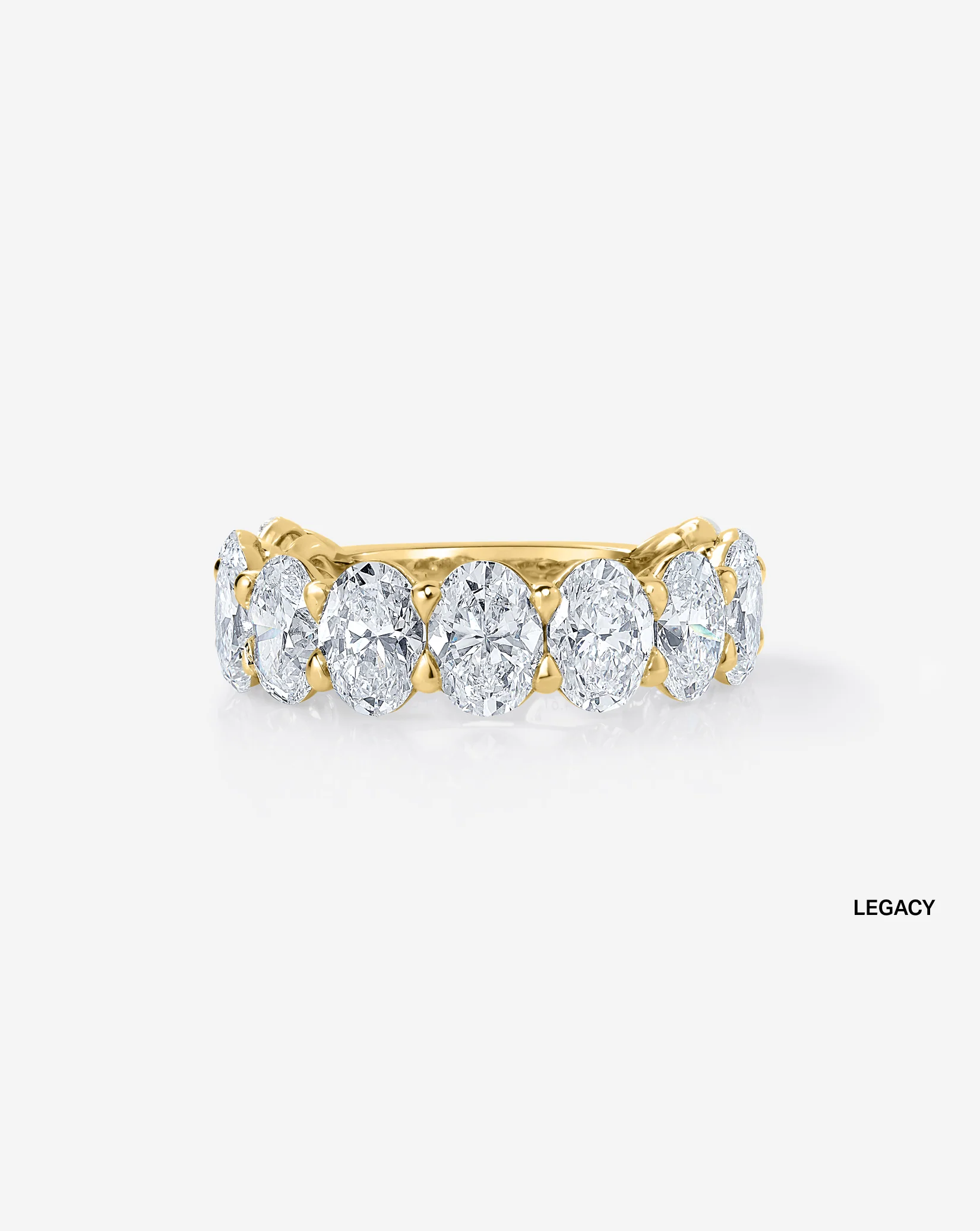 Oval 3/4 Lab Diamond Band - Image 21