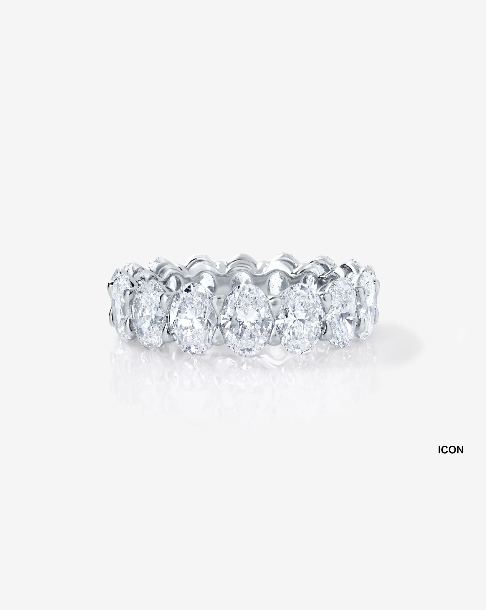 Oval Diamond Eternity Band - Image 9