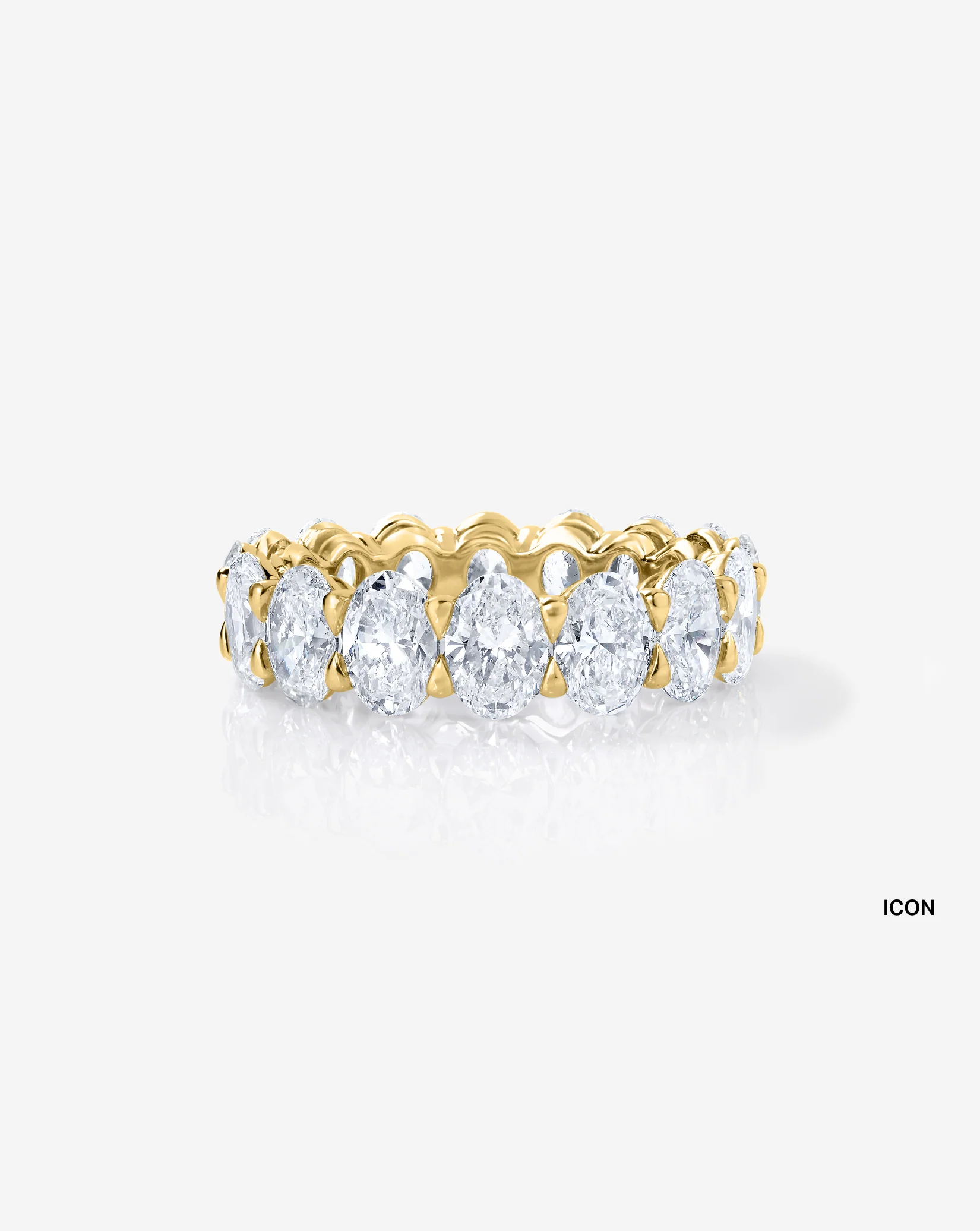 Oval Diamond Eternity Band - Image 15
