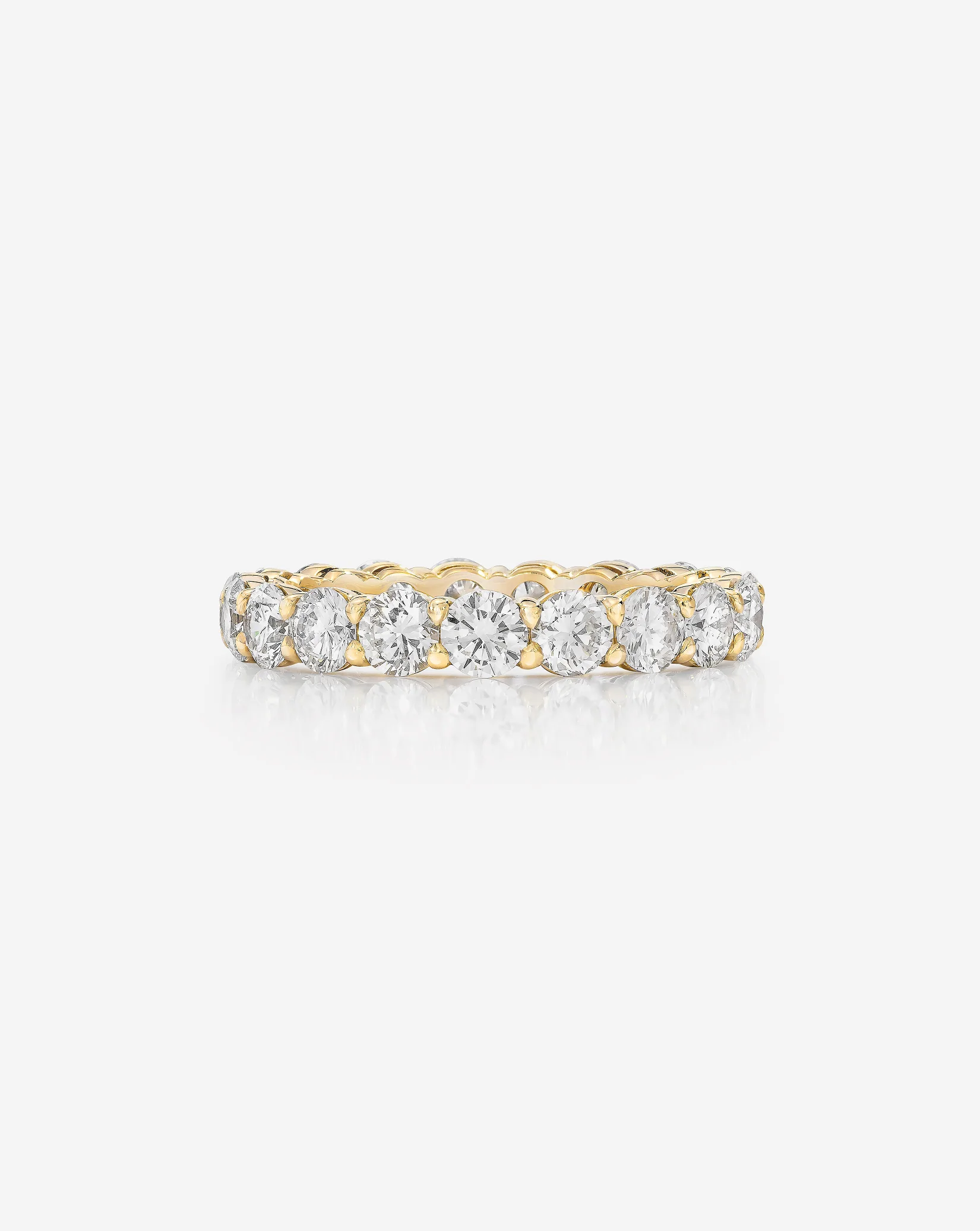 Round Lab Diamond Eternity Band - Image 7