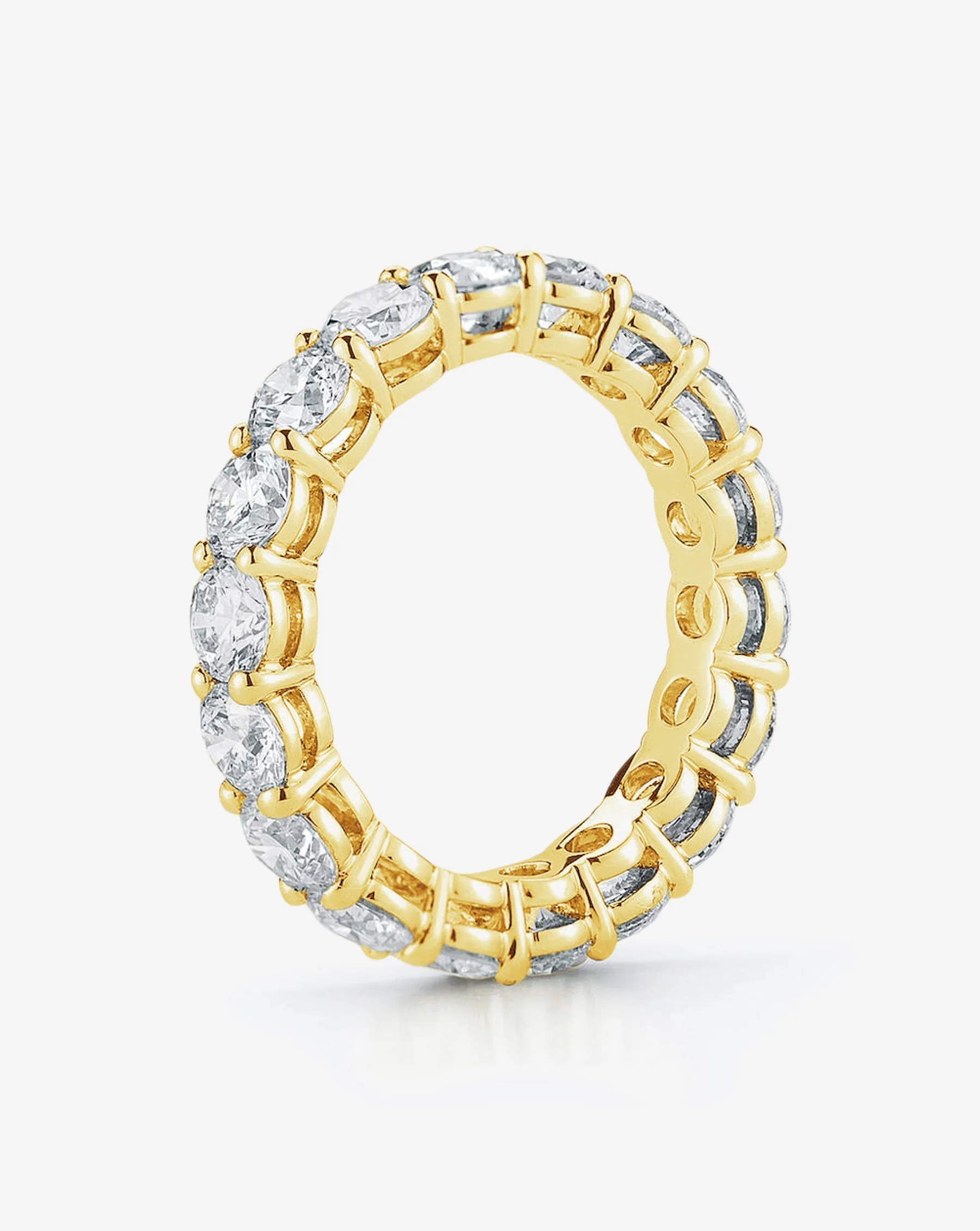 Round Lab Diamond Eternity Band - Image 8