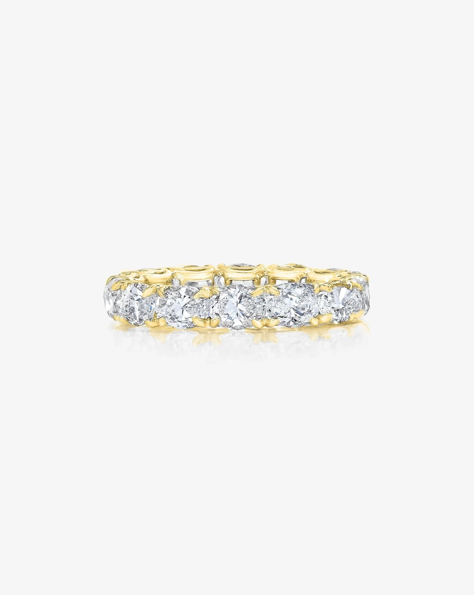 Lab Diamond Sideways Oval Eternity Band - Image 6