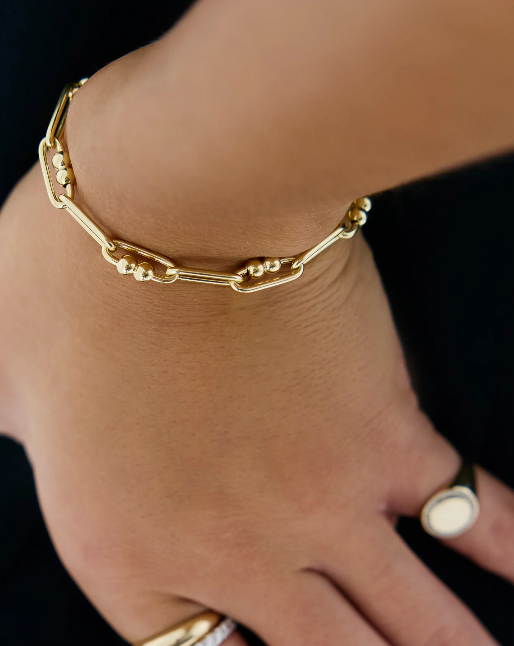 Bead Link Chain Bracelet - Image 5