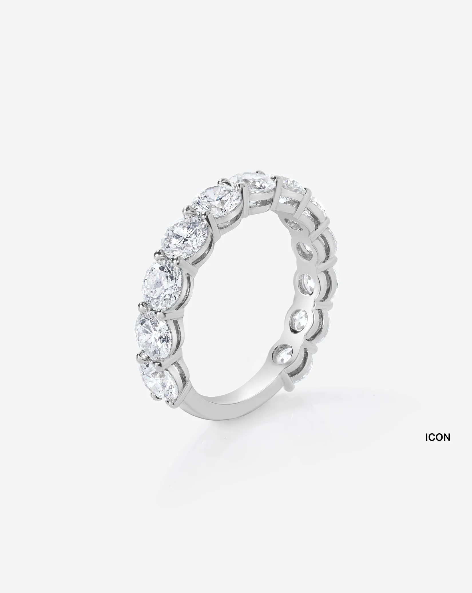 Oval 3/4 Diamond Band - Image 14