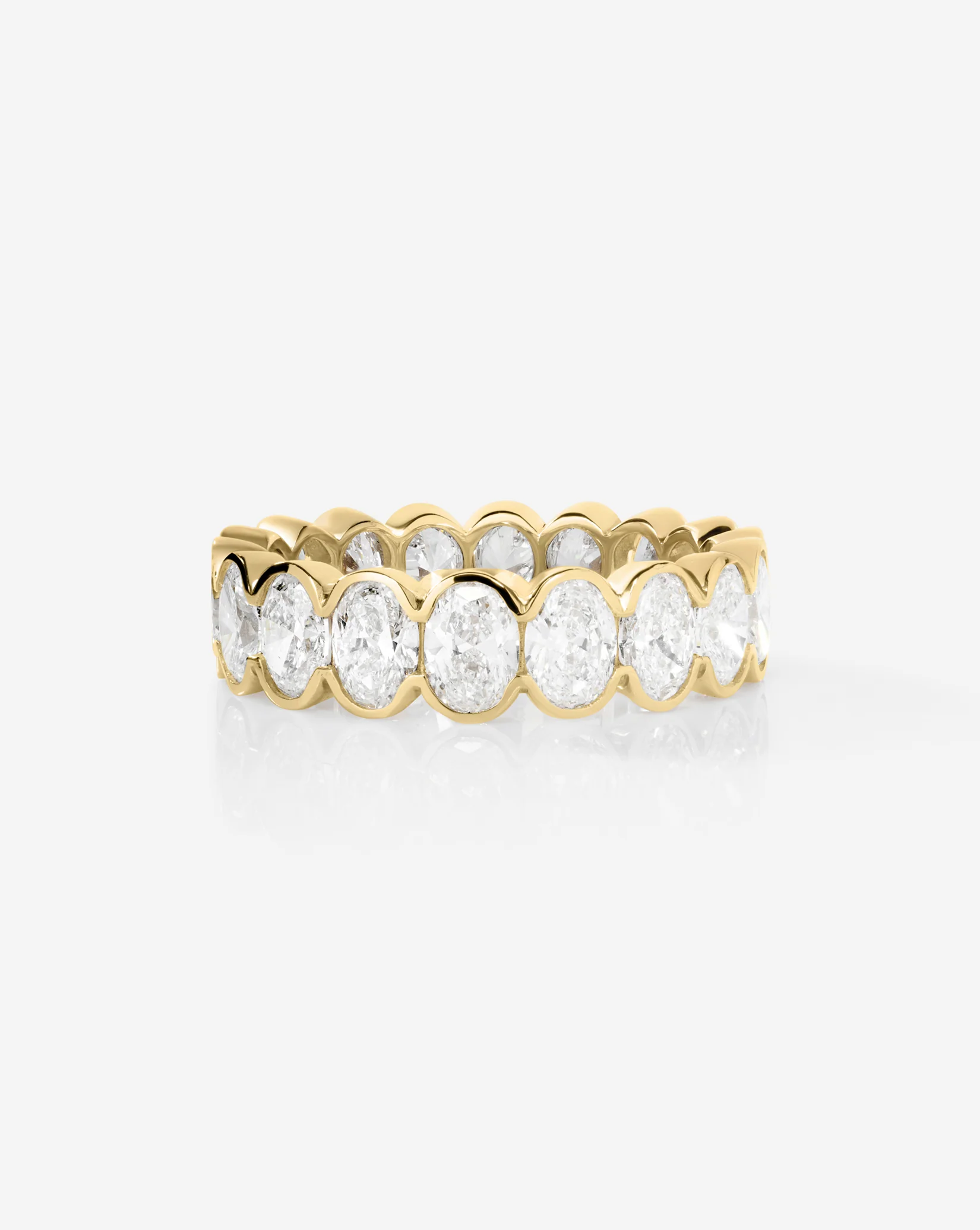 The Edge Oval Diamond Eternity Band
