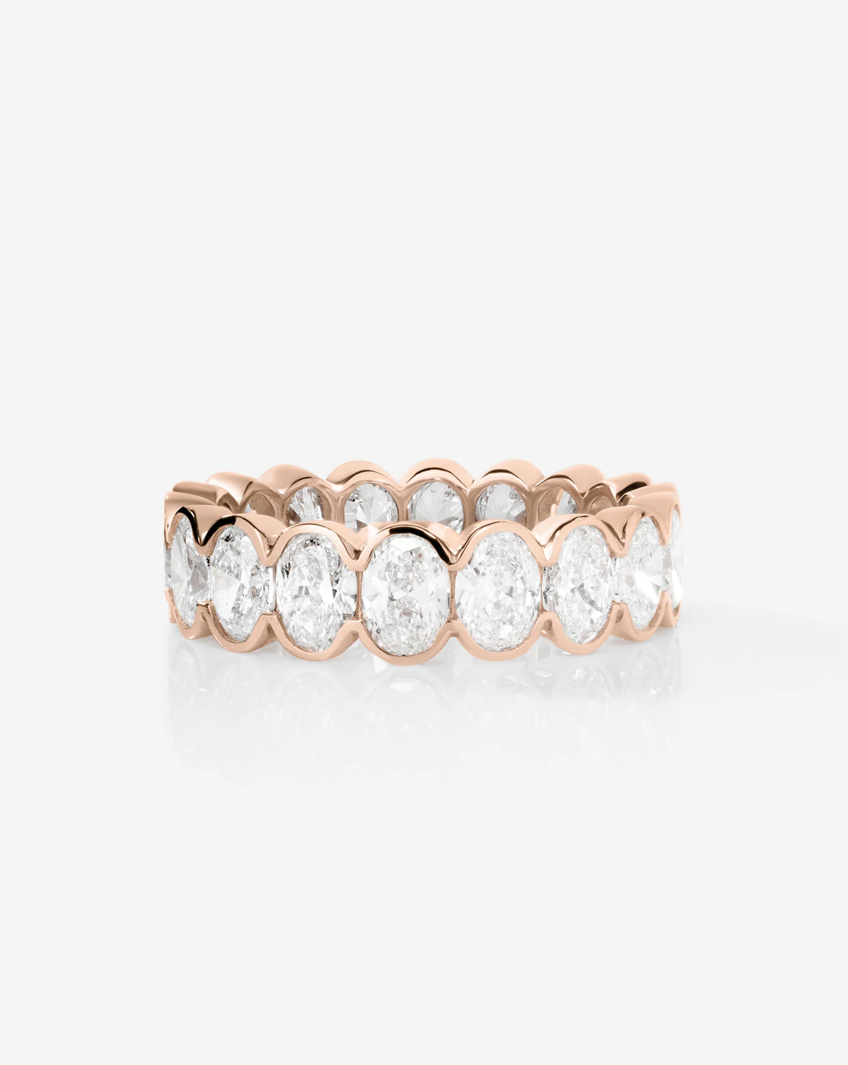 The Edge Oval Diamond Eternity Band - Image 8