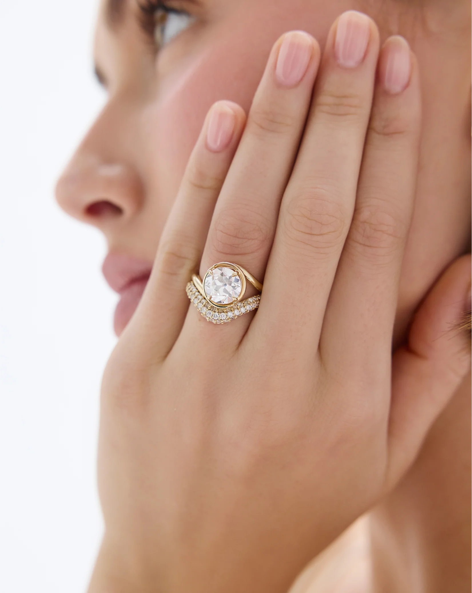 Pavé Nest Wedding Band - Image 2