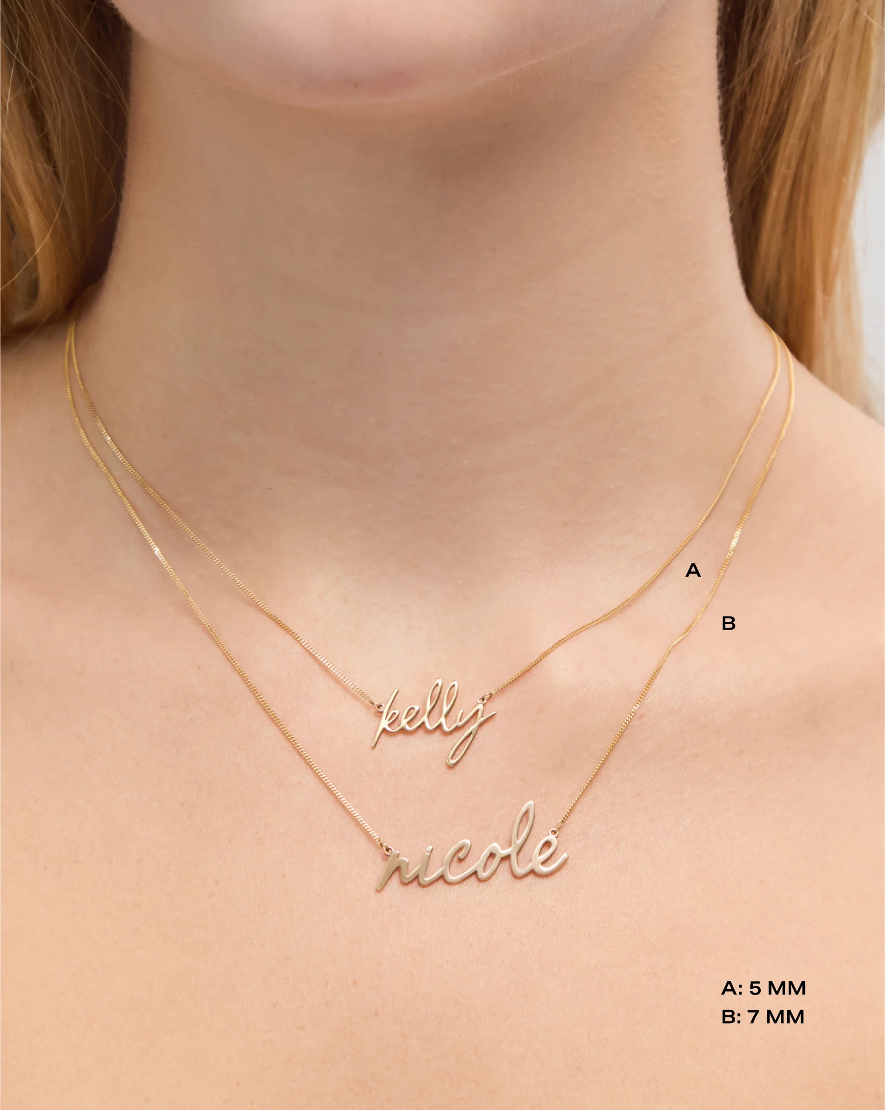 Personalized Script Name Necklace - Image 6