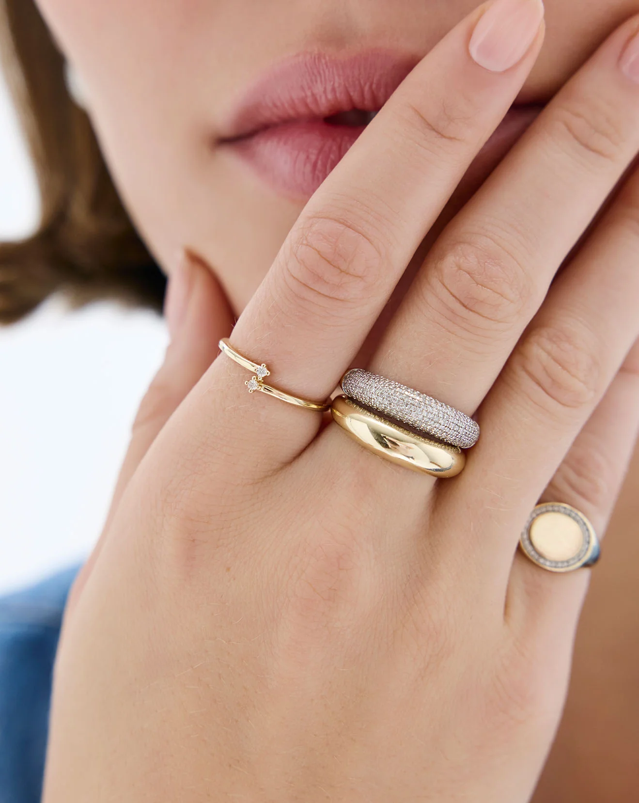 Petite Diamond Wrap Ring - Image 3