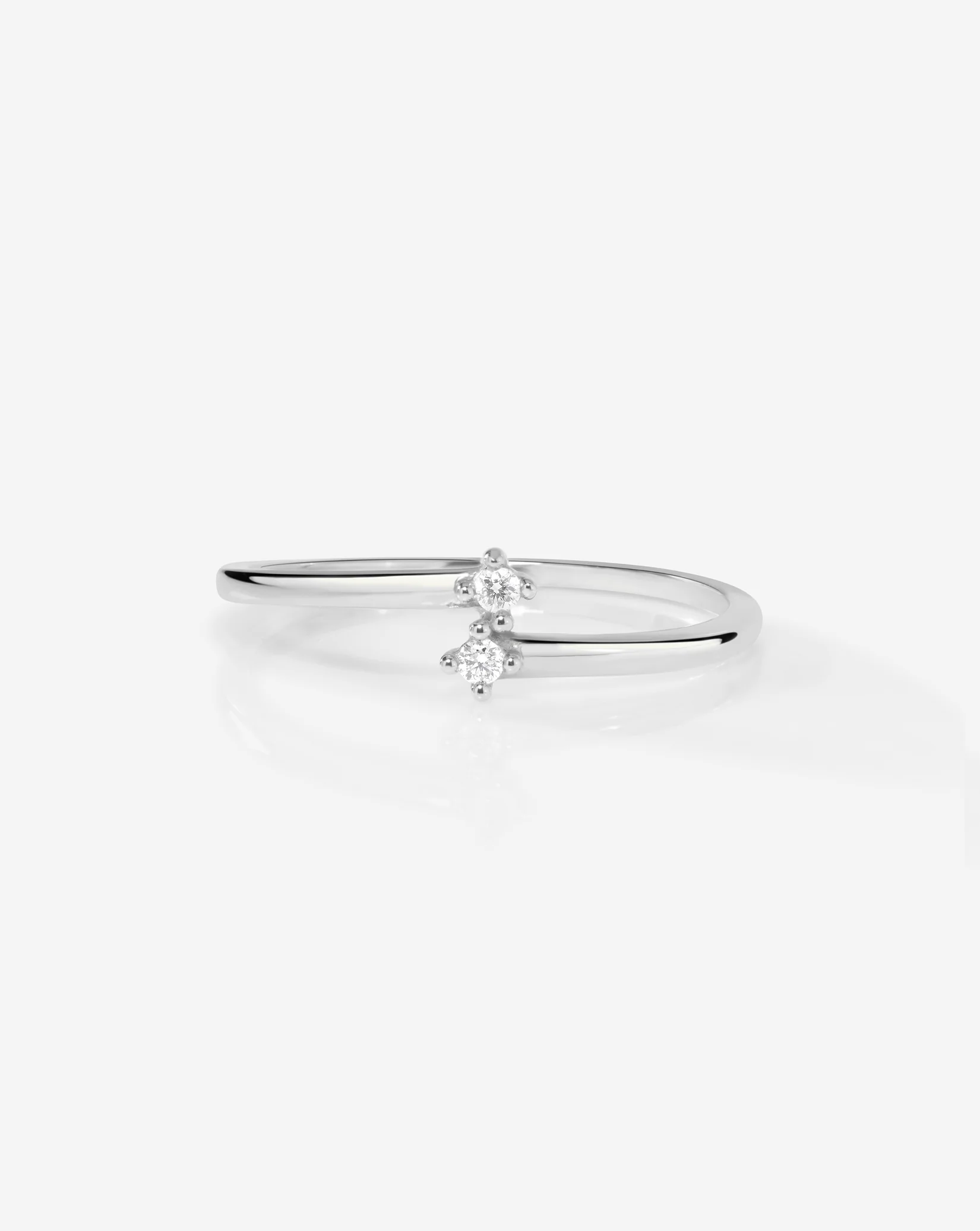 Petite Diamond Wrap Ring - Image 5