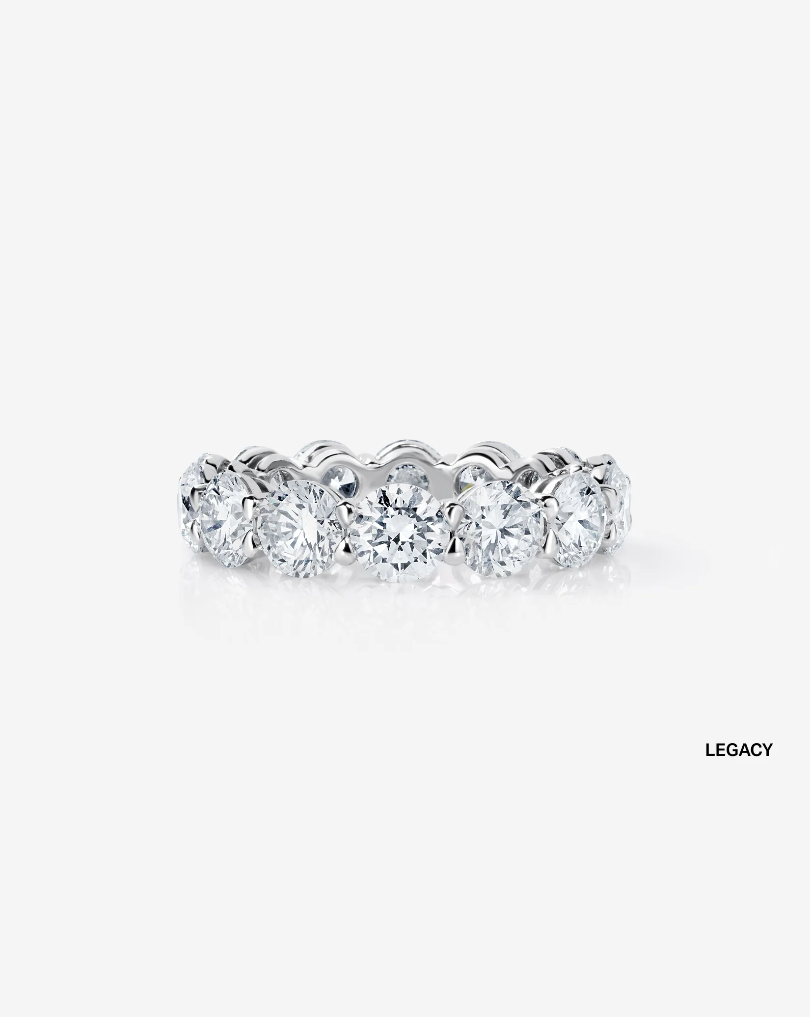 Round Diamond Eternity Band