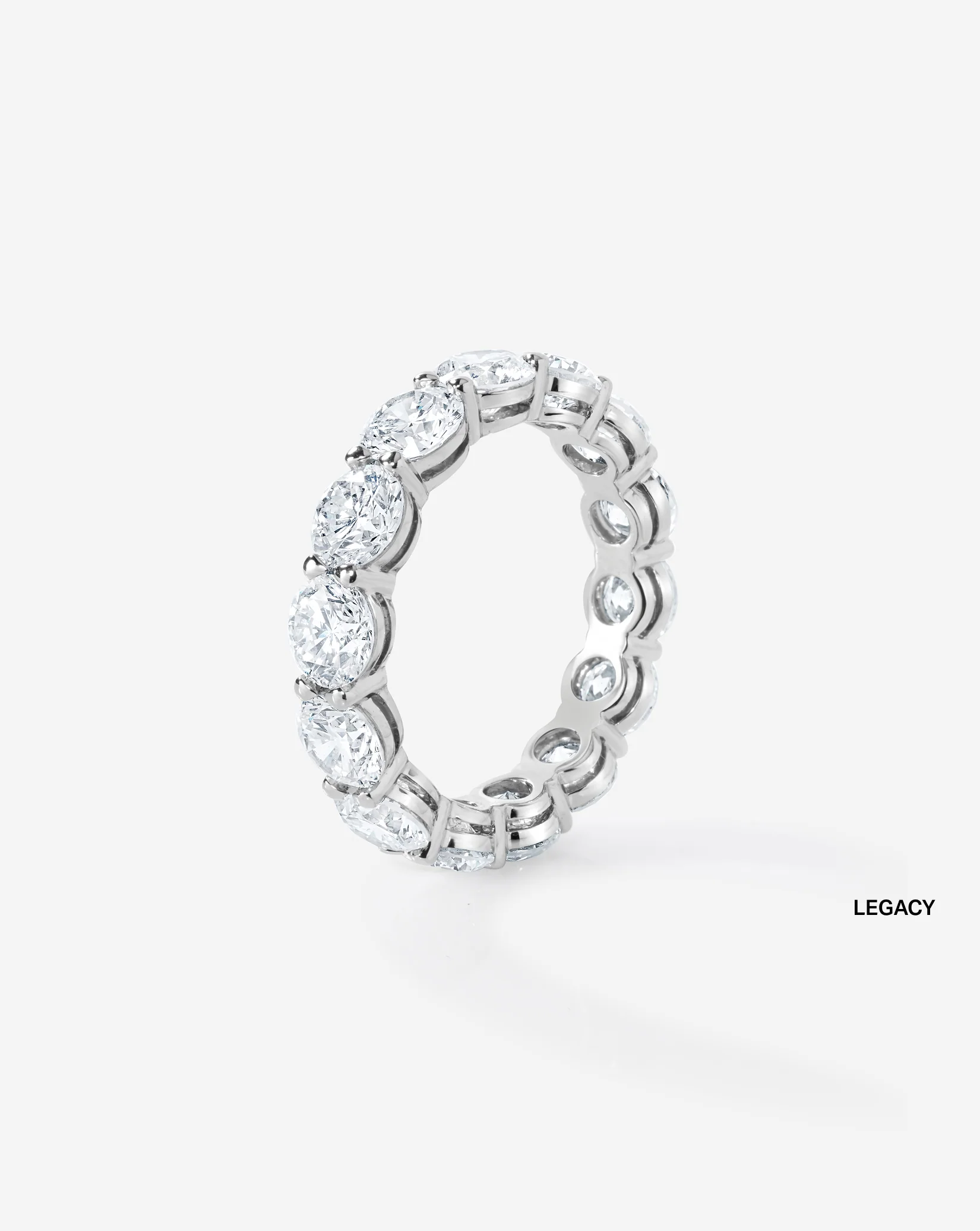 Round Diamond Eternity Band - Image 2