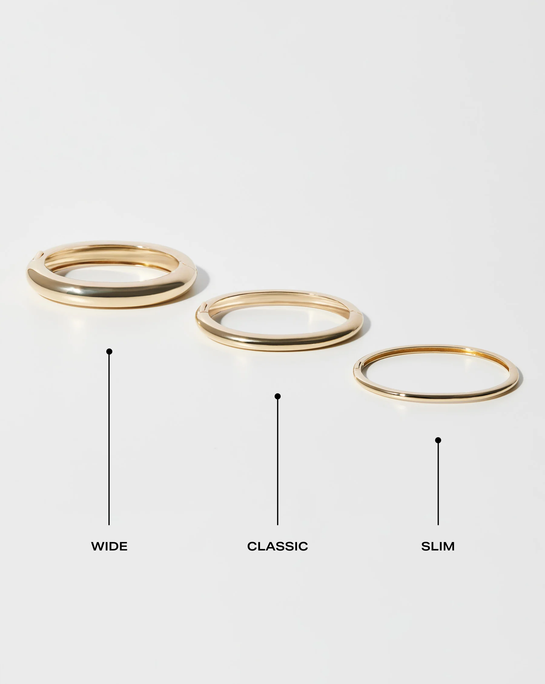 Stackable Gold Cloud Bangle - Image 6