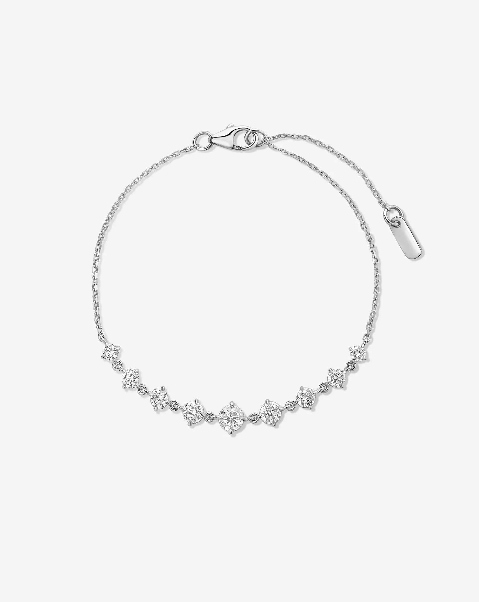Starlight Graduated Lab Diamond Bracelet - Image 5